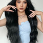 Full Machine Long Wave Synthetic Wigs 28''