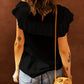 Lace Ruffled Short Sleeve T-Shirt