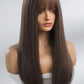 Full Machine Long Straight Synthetic Wigs 26''