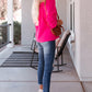 Gathered Detail Off-Shoulder Blouse