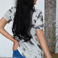 Tie-Dye V-Neck Tee Shirt