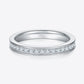 Unexplained Words Moissanite Ring
