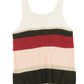 Color Block V-Neck Rib-Knit Tank