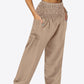 Smocked Joggers with Pockets