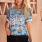 Camouflage Round Neck Tee Shirt