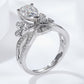 1.5 Carat Moissanite Crown-Shaped Ring