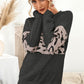 Contrast Leopard Crewneck Sweatshirt