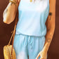 Swingy Tank and Ruffled Shorts Loungewear