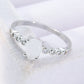 Teardrop Natural Moonstone Ring