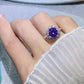 Hopeful Romance 2 Carat Moissanite Platinum-Plated Ring