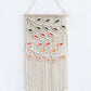 Contrast Leaf Fringe Macrame Wall Hanging