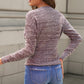 V Neck Wrap Front Knitted Top