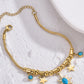 Multi-Charm Stainless Steel Bracelet