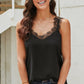 V-Neck Lace Tank Top