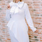 Bow Detail Long Sleeve Dress
