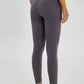 Wide Seamless Band Waist Sports Leggings