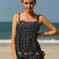 Printed Tied Tankini Set