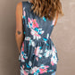 Floral Peplum Tank Top