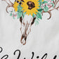 Baby Girl Graphic Flutter Sleeve Tee and Floral Shorts Set
