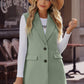 Longline Blazer Vest with Pockets