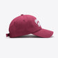Embroidered Graphic Adjustable Baseball Cap