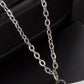 Envelope Pendant Stainless Steel Necklace