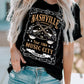 NASHVILLE MUSIC CITY Graphic Tee Shirt