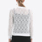 Openwork Zip Up Jacket