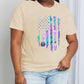 Simply Love Full Size NEVER GIVE UP Graphic Cotton Tee