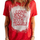 Slogan Graphic Round Neck Tee