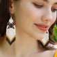Butterfly Beaded Dangle Earrings