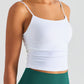 Gathered Detail Cropped Sports Cami