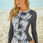 Beach Style Zip-Up One-Piece Swimsuit