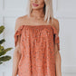 Floral Smocked Square Neck Top