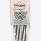 Tie Front Fringe Hem Sleeveless Cover Up