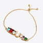 U to Z Zircon Bracelet