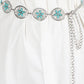 Contrast Alloy Chain Belt
