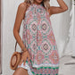 Bohemian Grecian Sleeveless Mini Dress