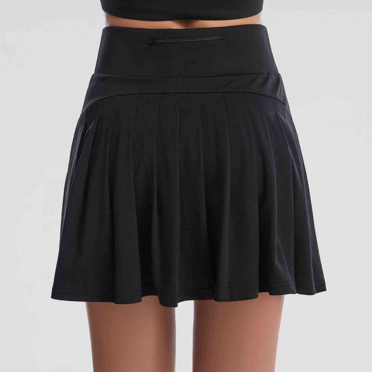 Wide Waistband Sports Skort