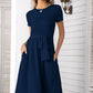 Belted Tee Dress With Pockets