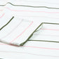 Striped Dropped Shoulder V-Neck Top