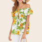 Floral Off-Shoulder Layered Blouse