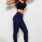 Buttoned Skinny Long Jeans
