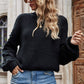 Weekend Style Rib-Knit Dropped Shoulder Sweater