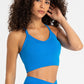 Crisscross Back V-Neck Sports Bra