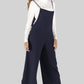 Full Size Cropped Wide Leg Overalls with Pockets