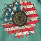 US Flag Flower Graphic Tee