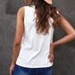 Grommet Notched Neck Tank