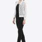 Openwork Zip Up Jacket