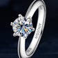 Wonderful Life 1 Carat Moissanite Platinum-Plated Ring